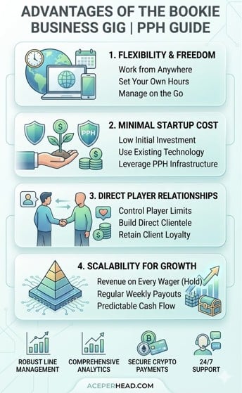 Advantages of the Bookie Business 