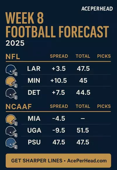 Nfl Ncaa Football Week 8 Picks 2025