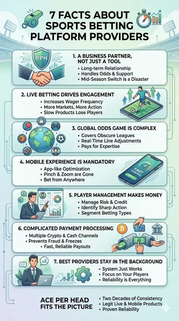 Sportsbook Providers Infographic 2026